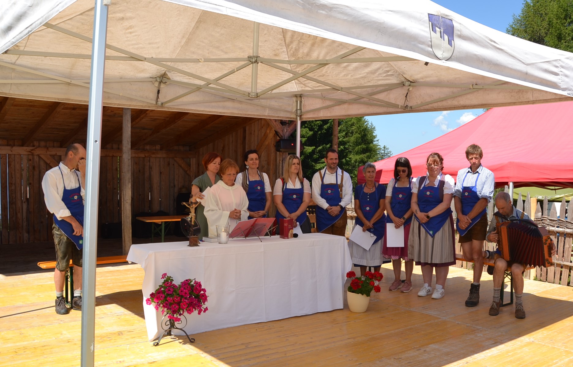 Wortgottesdienstfeier beim Almtanz auf der Marinzen Alm 002